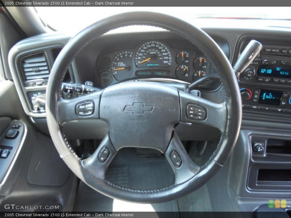 Dark Charcoal Interior Steering Wheel for the 2005 Chevrolet Silverado 1500 LS Extended Cab #48717641