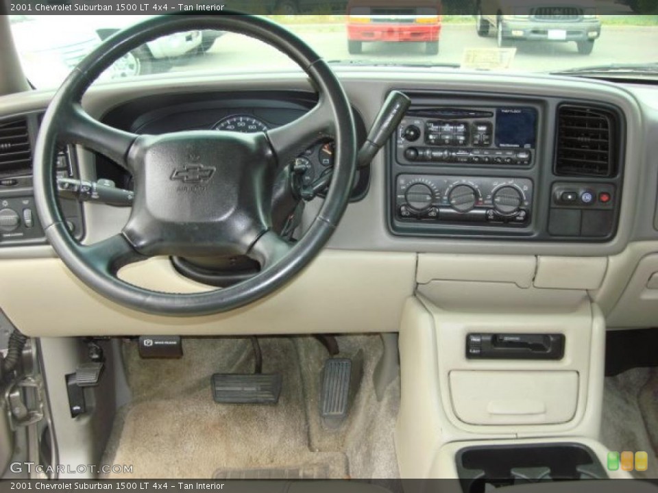 Tan Interior Dashboard for the 2001 Chevrolet Suburban 1500 LT 4x4 #48718093