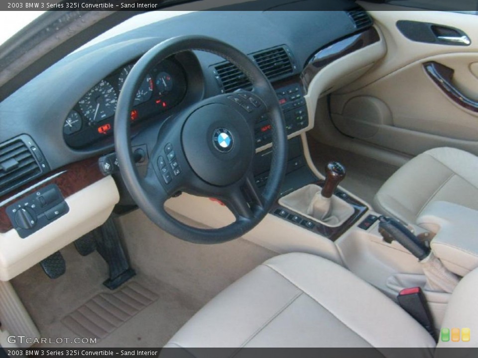 Sand Interior Prime Interior for the 2003 BMW 3 Series 325i Convertible #48718391
