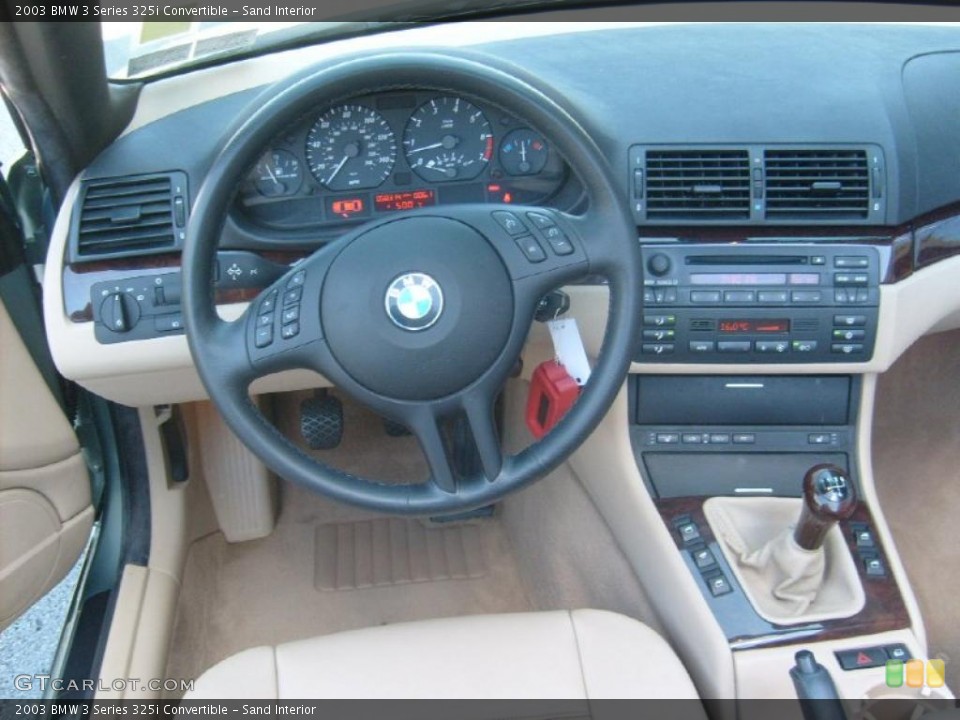 Sand Interior Dashboard for the 2003 BMW 3 Series 325i Convertible #48718476