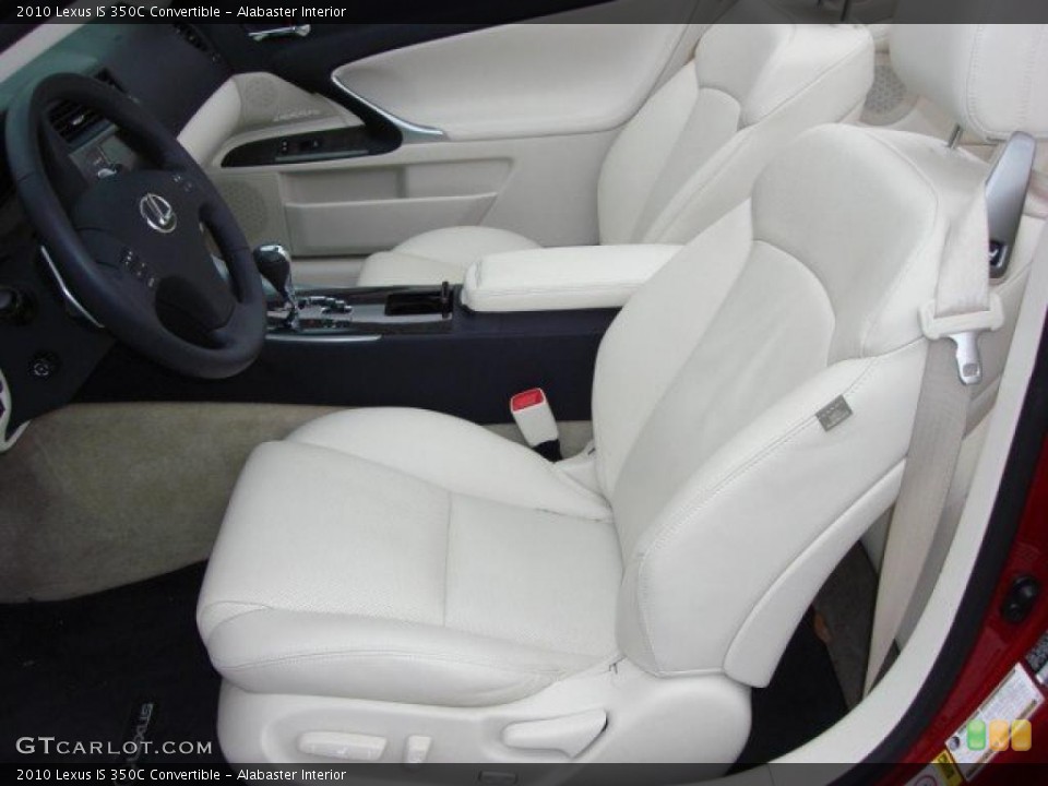 Alabaster Interior Photo for the 2010 Lexus IS 350C Convertible #48718616