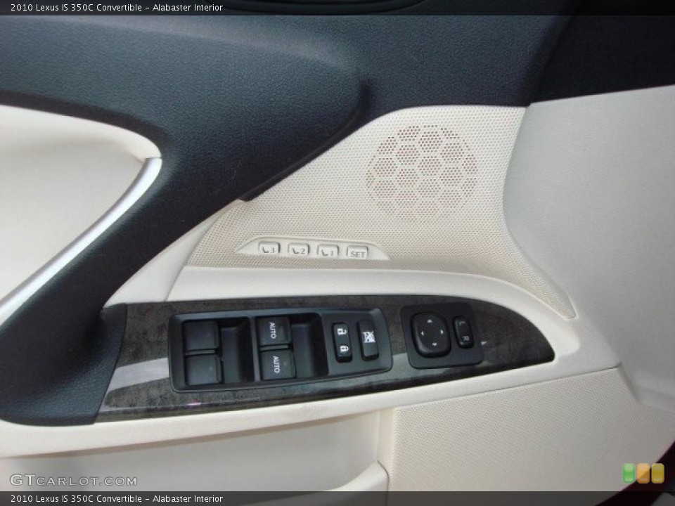 Alabaster Interior Controls for the 2010 Lexus IS 350C Convertible #48718664