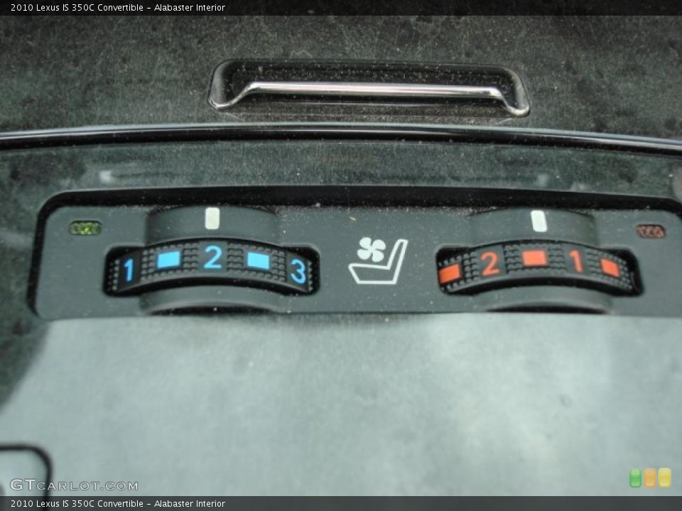 Alabaster Interior Controls for the 2010 Lexus IS 350C Convertible #48718730