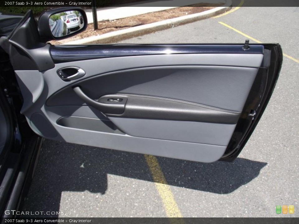 Gray Interior Door Panel for the 2007 Saab 9-3 Aero Convertible #48718859