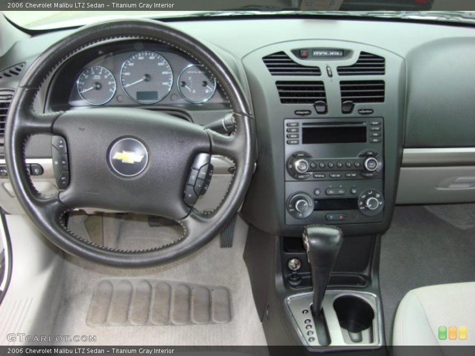 Titanium Gray Interior Dashboard for the 2006 Chevrolet Malibu LTZ Sedan #48719465