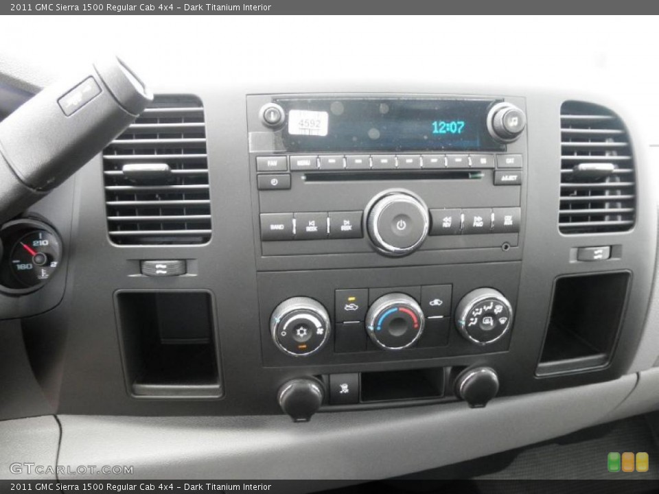 Dark Titanium Interior Controls for the 2011 GMC Sierra 1500 Regular Cab 4x4 #48719534