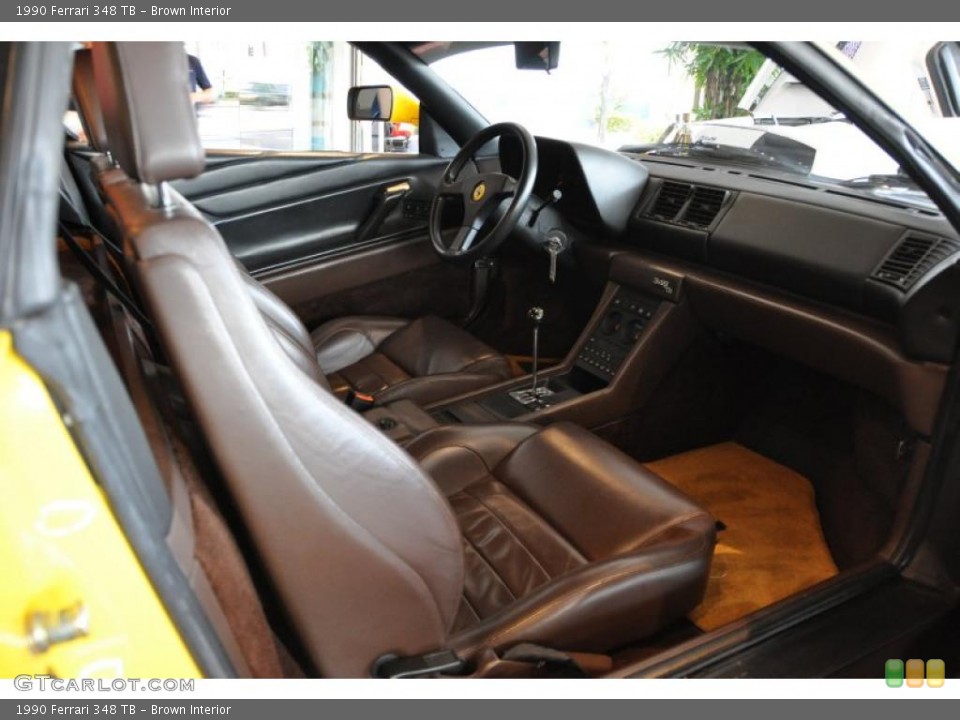 Brown Interior Photo for the 1990 Ferrari 348 TB #48720407