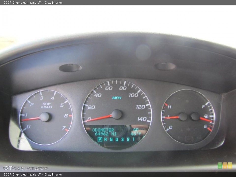 Gray Interior Gauges for the 2007 Chevrolet Impala LT #48721052
