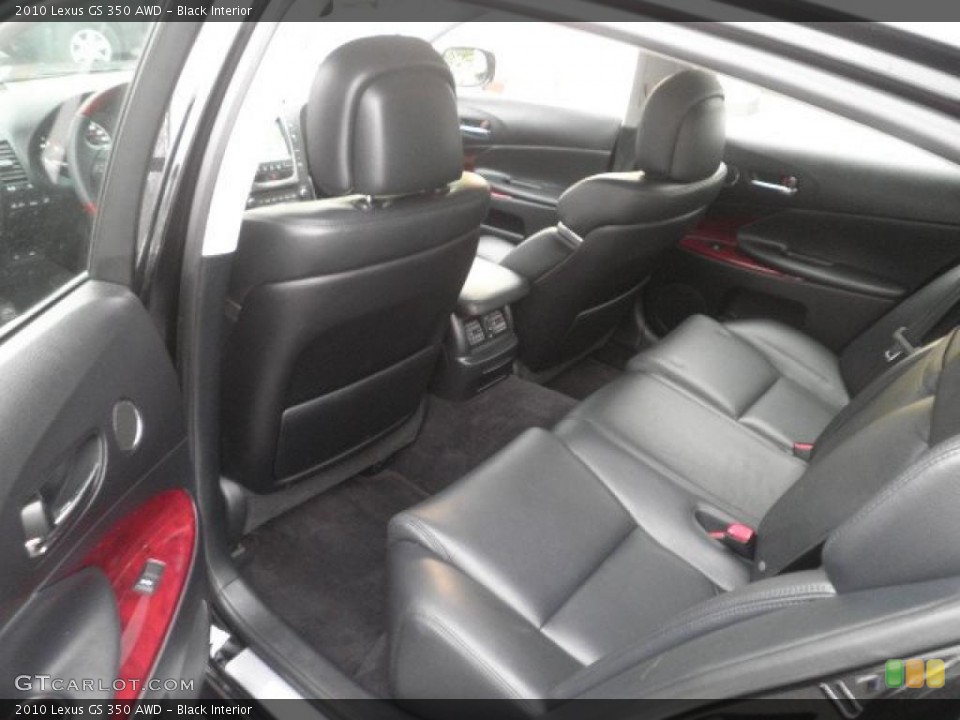 Black Interior Photo for the 2010 Lexus GS 350 AWD #48721238
