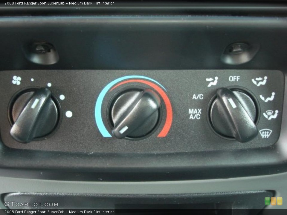 Medium Dark Flint Interior Controls for the 2008 Ford Ranger Sport SuperCab #48722870