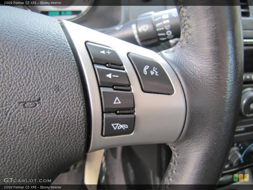 Ebony Interior Controls for the 2009 Pontiac G5 XFE #48723980