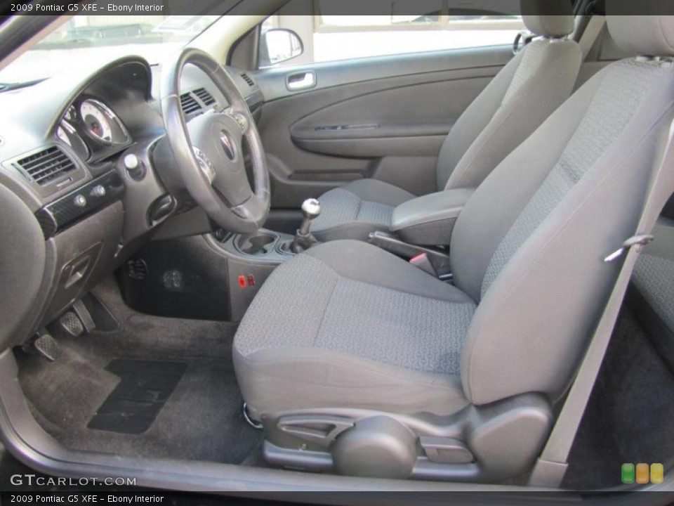 Ebony Interior Photo for the 2009 Pontiac G5 XFE #48724055