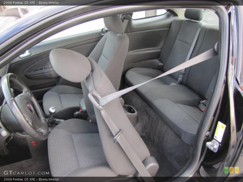 Ebony Interior Photo for the 2009 Pontiac G5 XFE #48724064