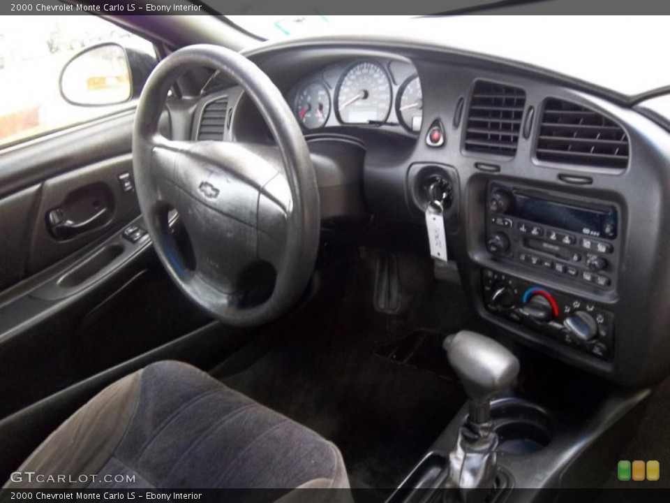 Ebony Interior Dashboard for the 2000 Chevrolet Monte Carlo LS #48724930