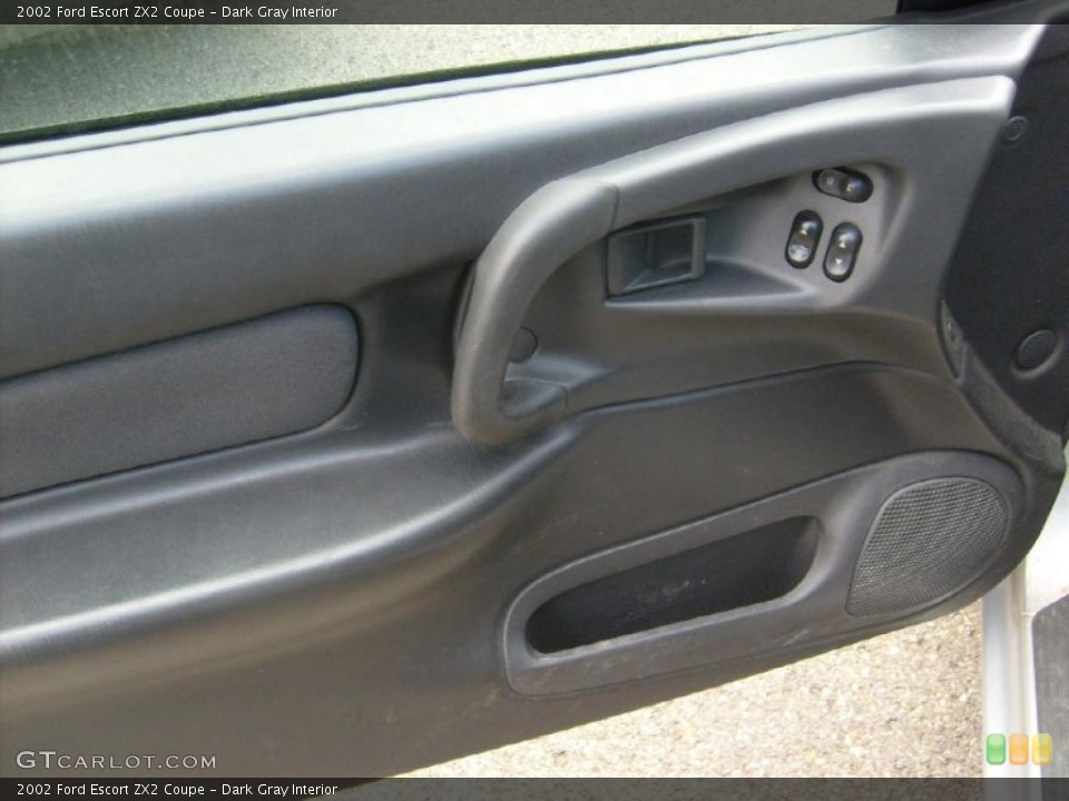 Dark Gray Interior Door Panel for the 2002 Ford Escort ZX2 Coupe #48727559