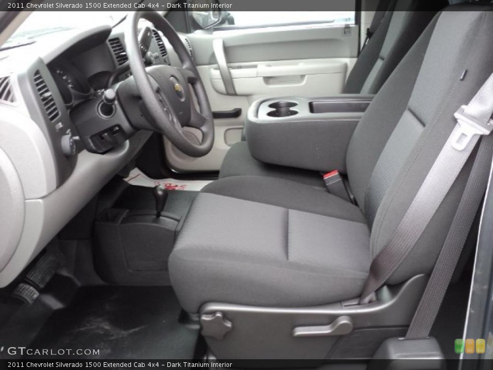 Dark Titanium Interior Photo for the 2011 Chevrolet Silverado 1500 Extended Cab 4x4 #48727736