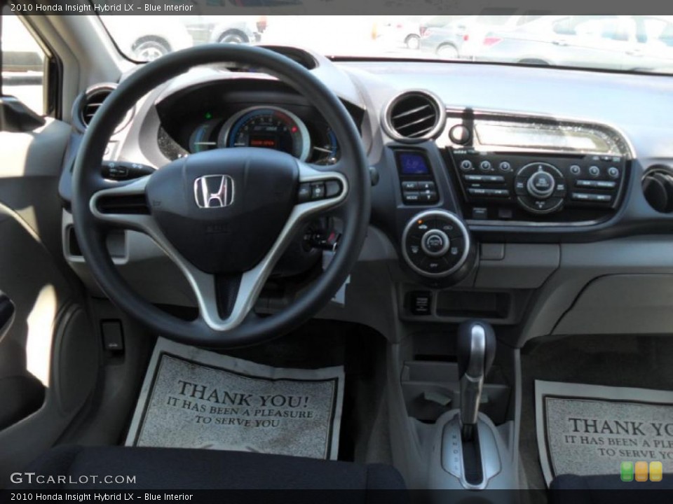 Blue Interior Dashboard for the 2010 Honda Insight Hybrid LX #48733956