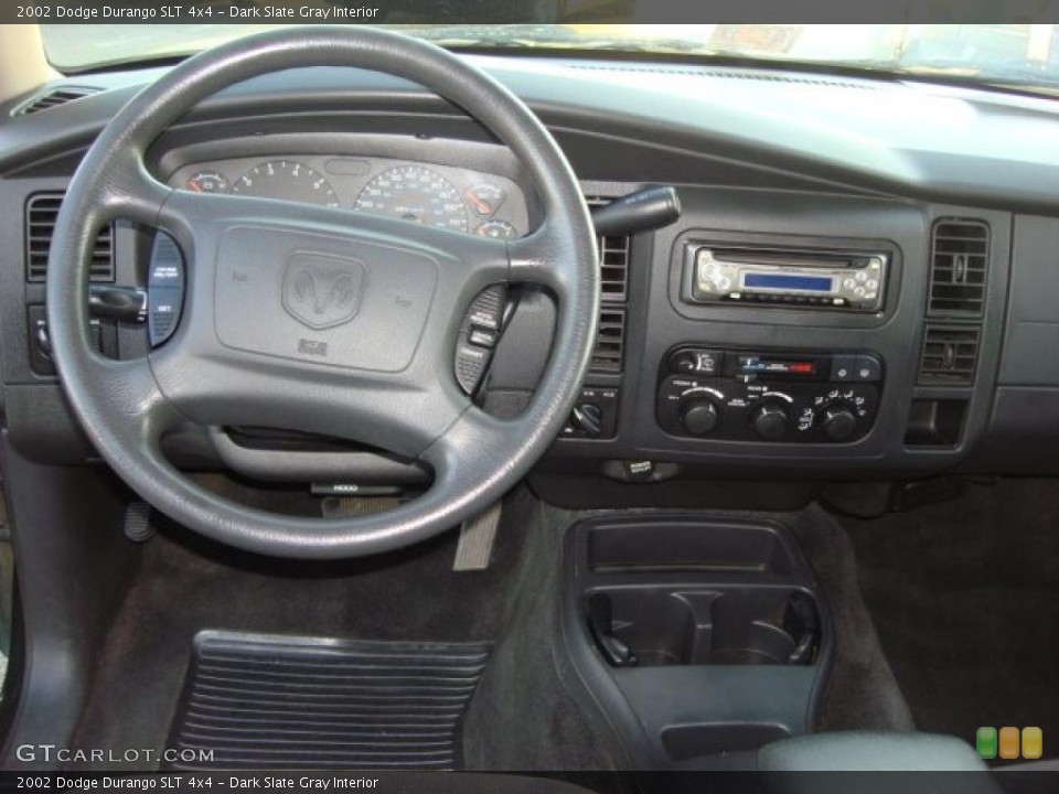 Dark Slate Gray Interior Dashboard for the 2002 Dodge Durango SLT 4x4 #48735222