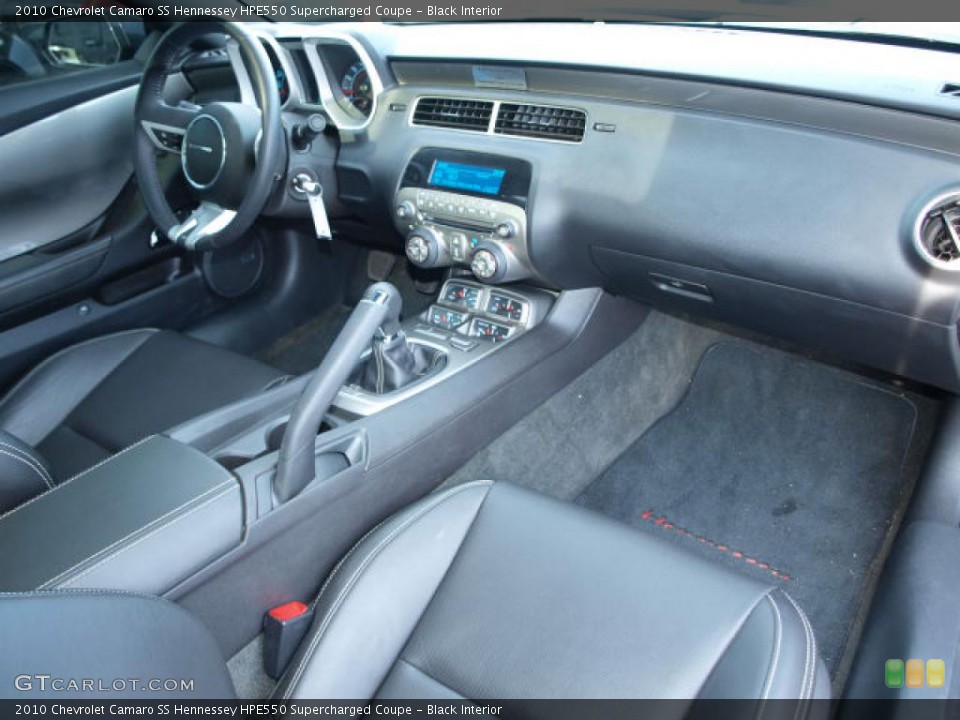 Black Interior Dashboard for the 2010 Chevrolet Camaro SS Hennessey HPE550 Supercharged Coupe #48736356