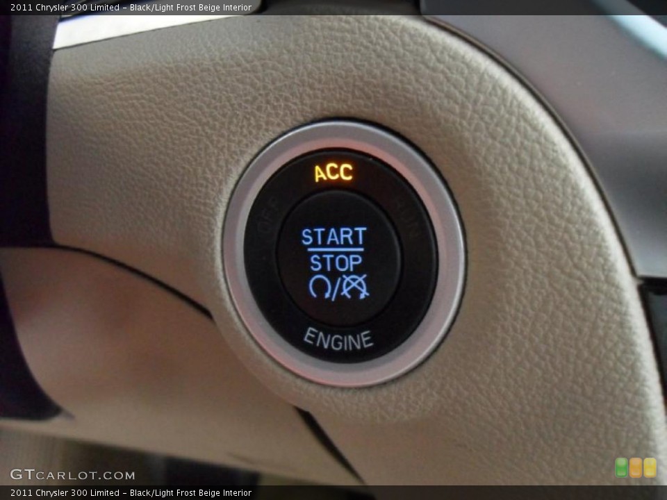 Black/Light Frost Beige Interior Controls for the 2011 Chrysler 300 Limited #48738039