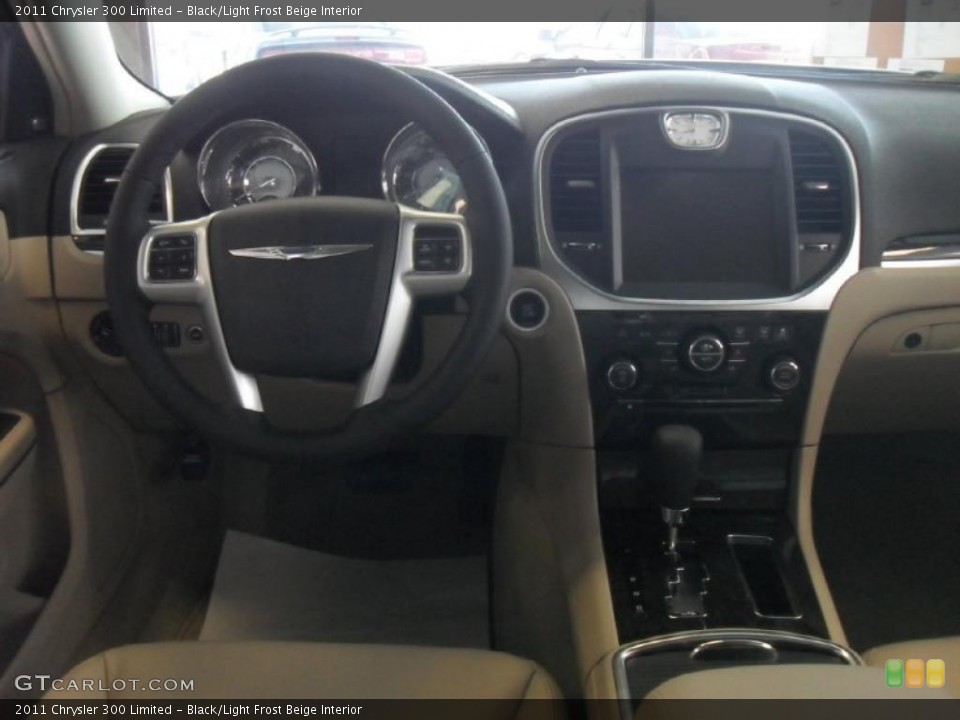 Black/Light Frost Beige Interior Dashboard for the 2011 Chrysler 300 Limited #48738093