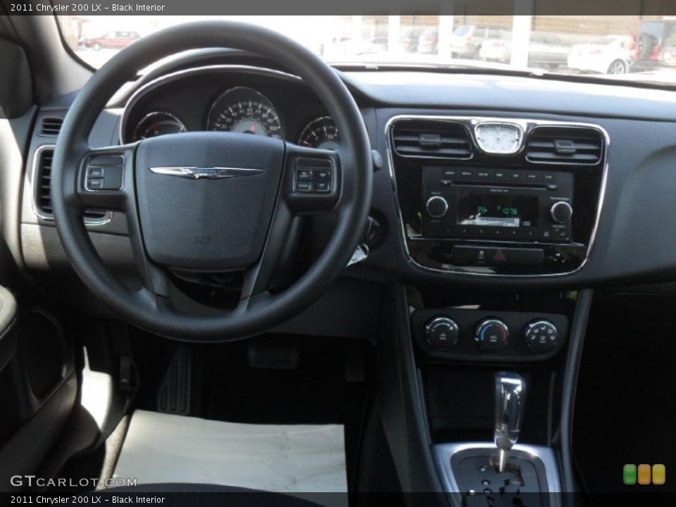 Black Interior Dashboard for the 2011 Chrysler 200 LX #48738459