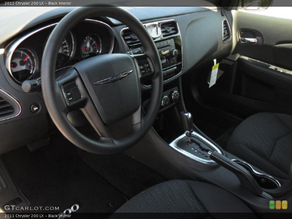 Black Interior Prime Interior for the 2011 Chrysler 200 LX #48738609
