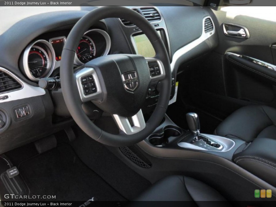 Black 2011 Dodge Journey Interiors