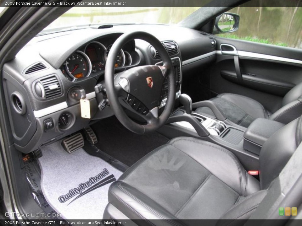 Black w/ Alcantara Seat Inlay Interior Photo for the 2008 Porsche Cayenne GTS #48741384