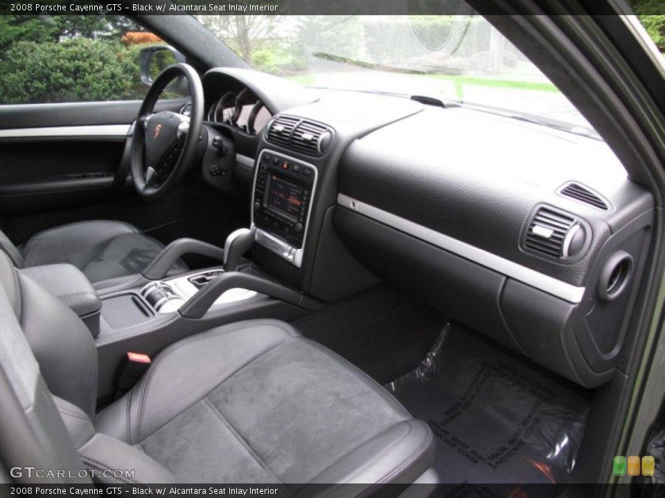 Black w/ Alcantara Seat Inlay Interior Photo for the 2008 Porsche Cayenne GTS #48741474