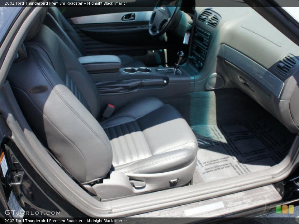 Midnight Black Interior Photo for the 2002 Ford Thunderbird Premium Roadster #48741786