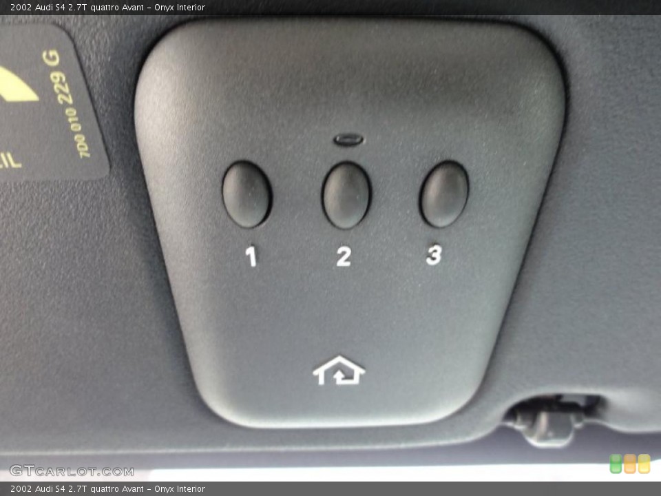 Onyx Interior Controls for the 2002 Audi S4 2.7T quattro Avant #48742590