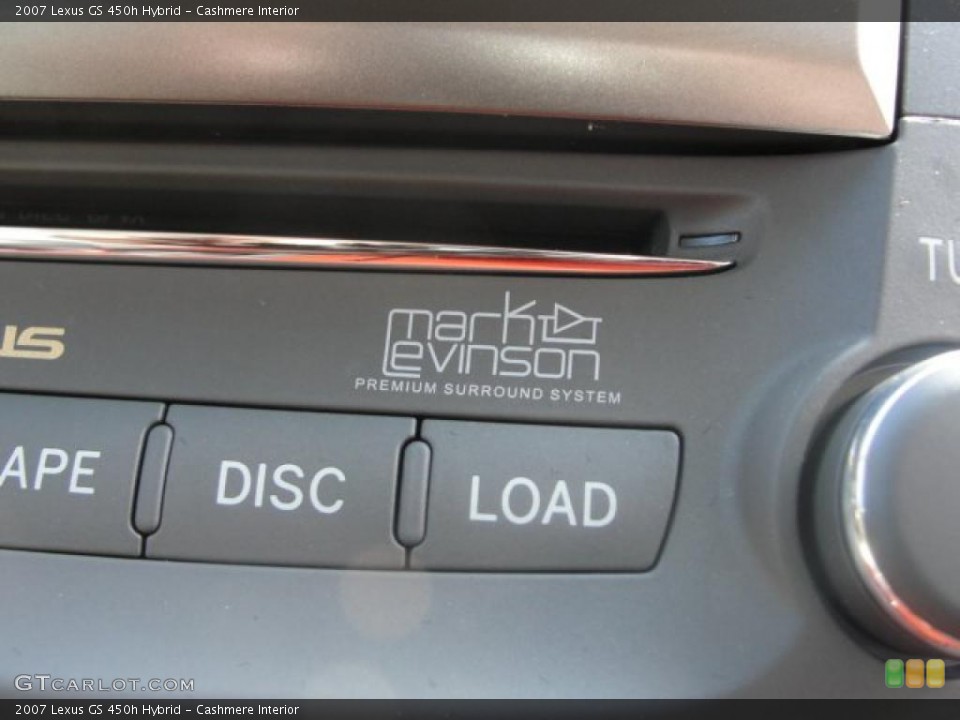 Cashmere Interior Controls for the 2007 Lexus GS 450h Hybrid #48743955