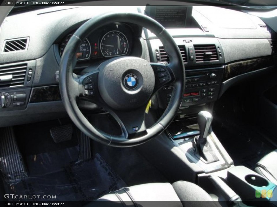 Black Interior Dashboard for the 2007 BMW X3 3.0si #48744519