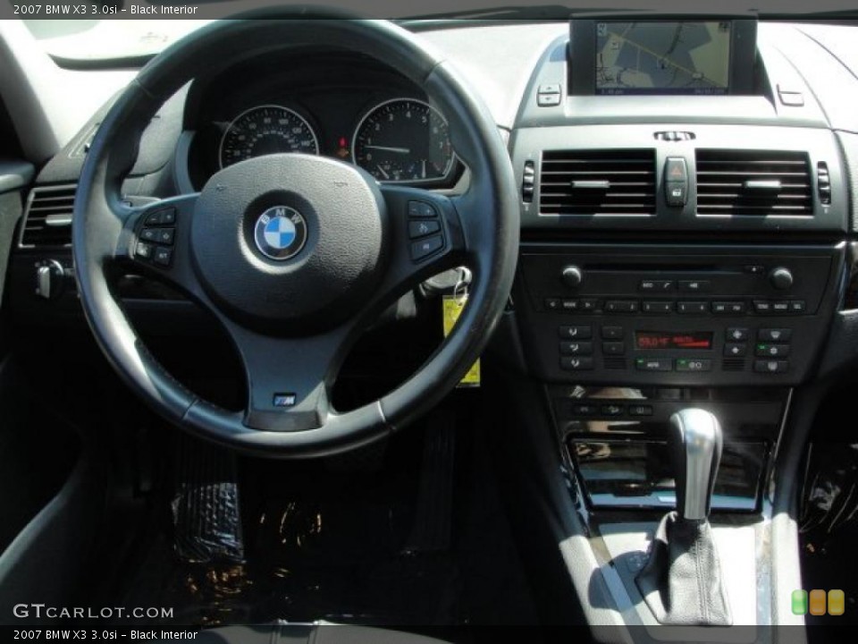 Black Interior Steering Wheel for the 2007 BMW X3 3.0si #48744537
