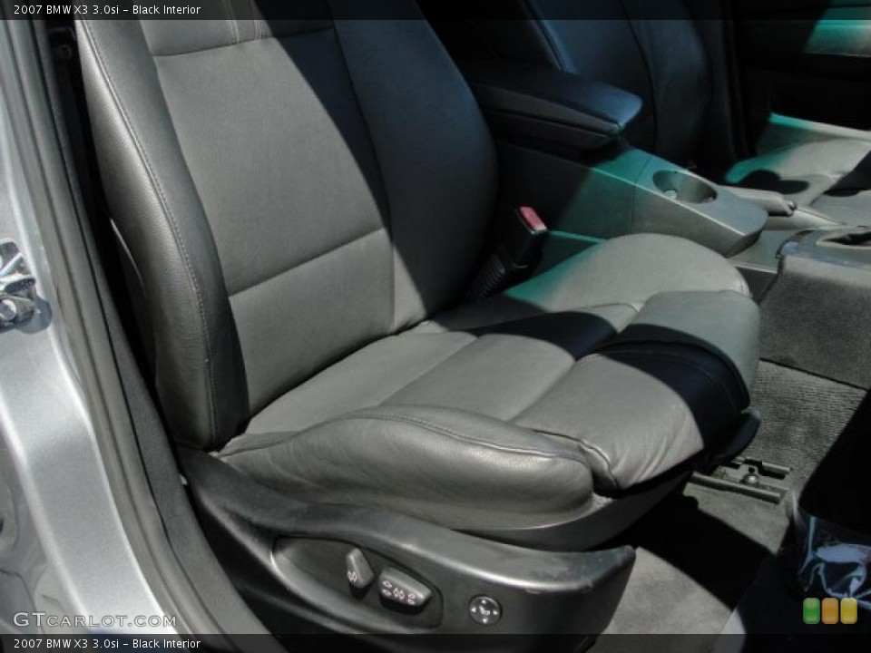 Black Interior Photo for the 2007 BMW X3 3.0si #48744660