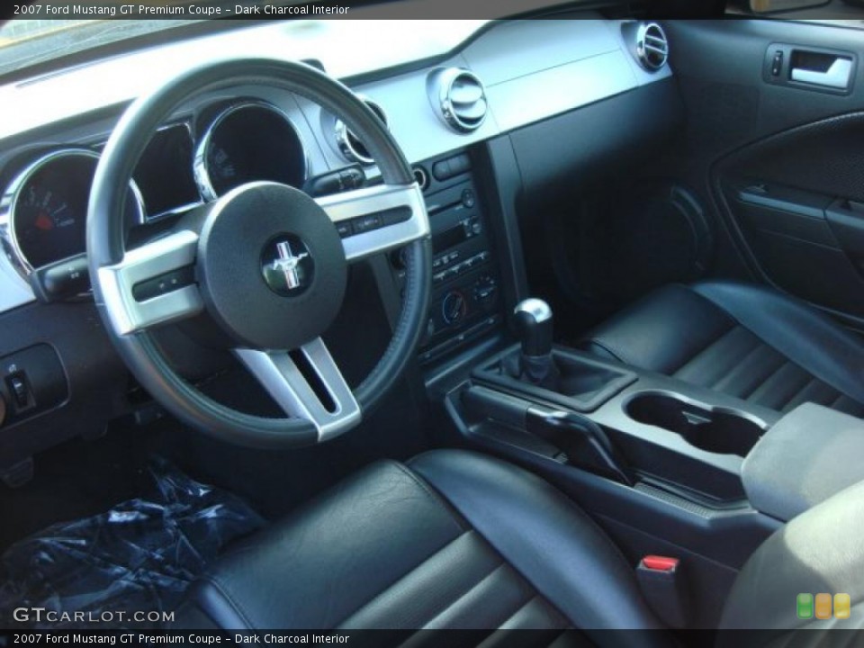 Dark Charcoal Interior Prime Interior for the 2007 Ford Mustang GT Premium Coupe #48745335