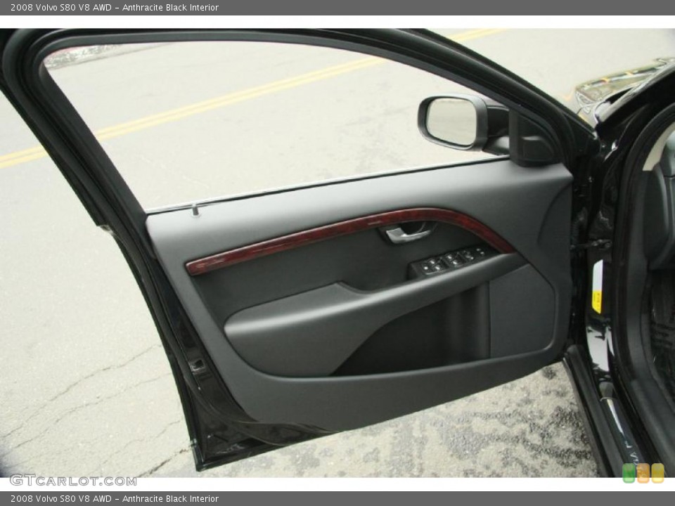 Anthracite Black Interior Door Panel for the 2008 Volvo S80 V8 AWD #48746067
