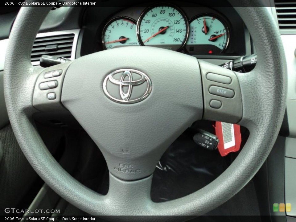 Dark Stone Interior Steering Wheel for the 2006 Toyota Solara SE Coupe #48747459