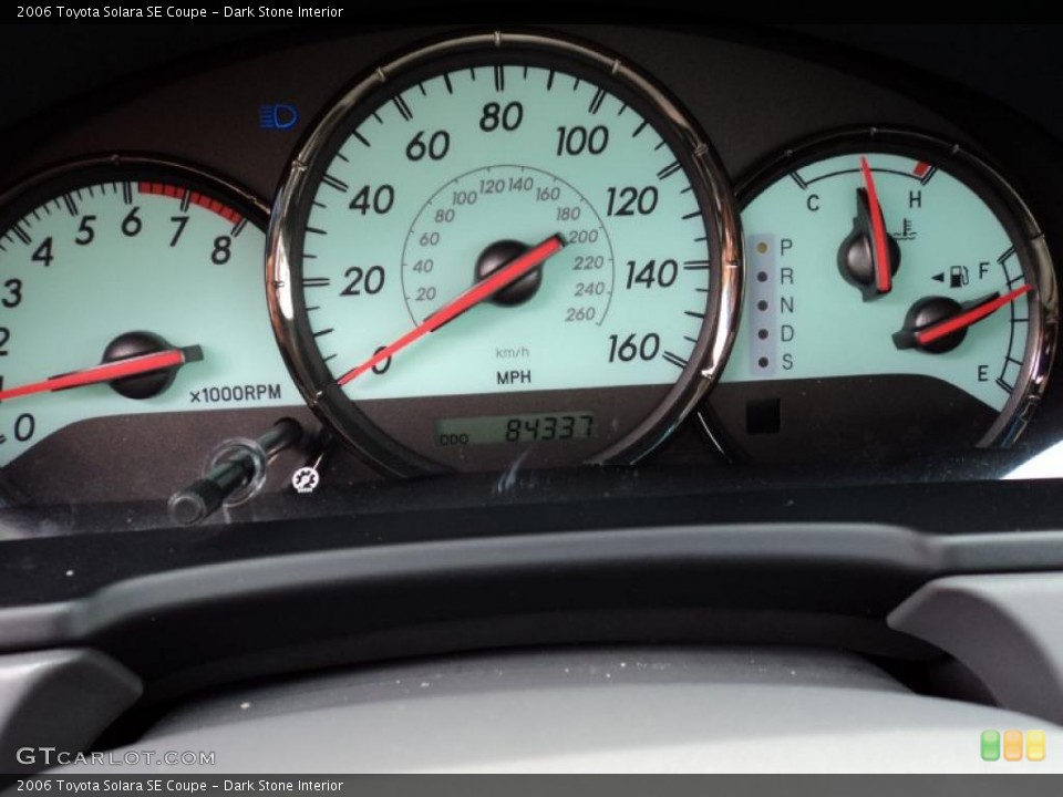 Dark Stone Interior Gauges for the 2006 Toyota Solara SE Coupe #48747495