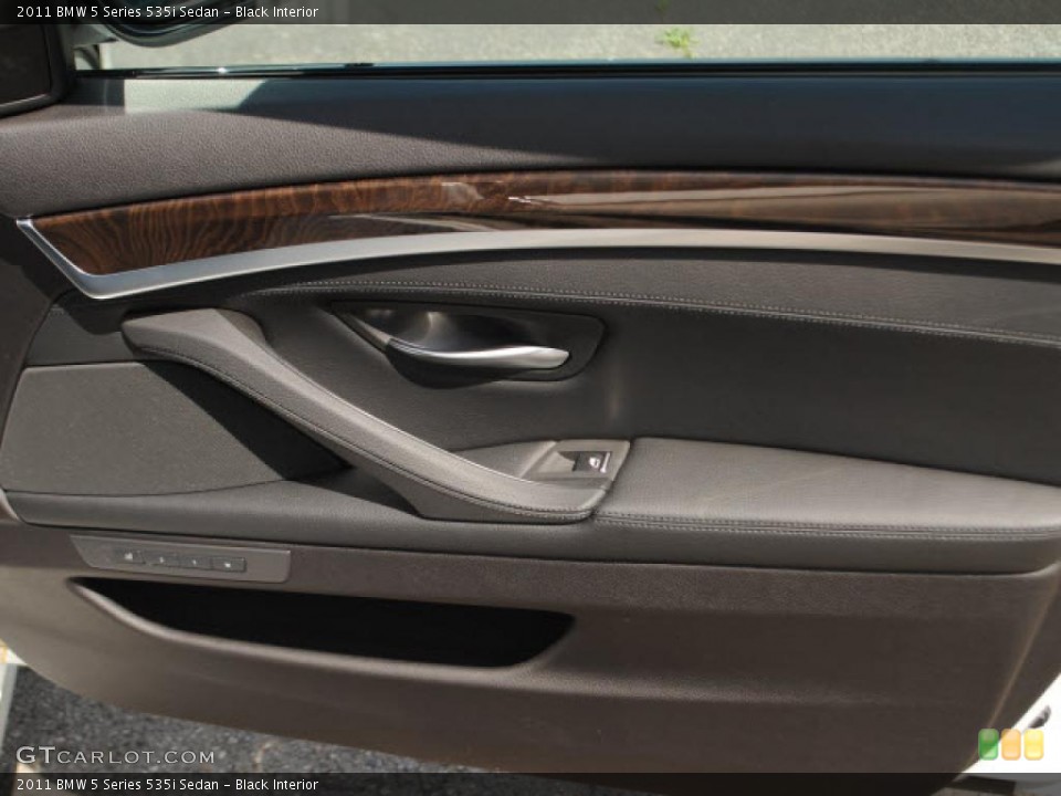 Black Interior Door Panel for the 2011 BMW 5 Series 535i Sedan #48747642