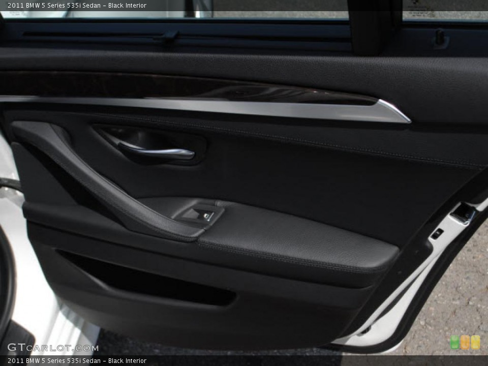 Black Interior Door Panel for the 2011 BMW 5 Series 535i Sedan #48747663