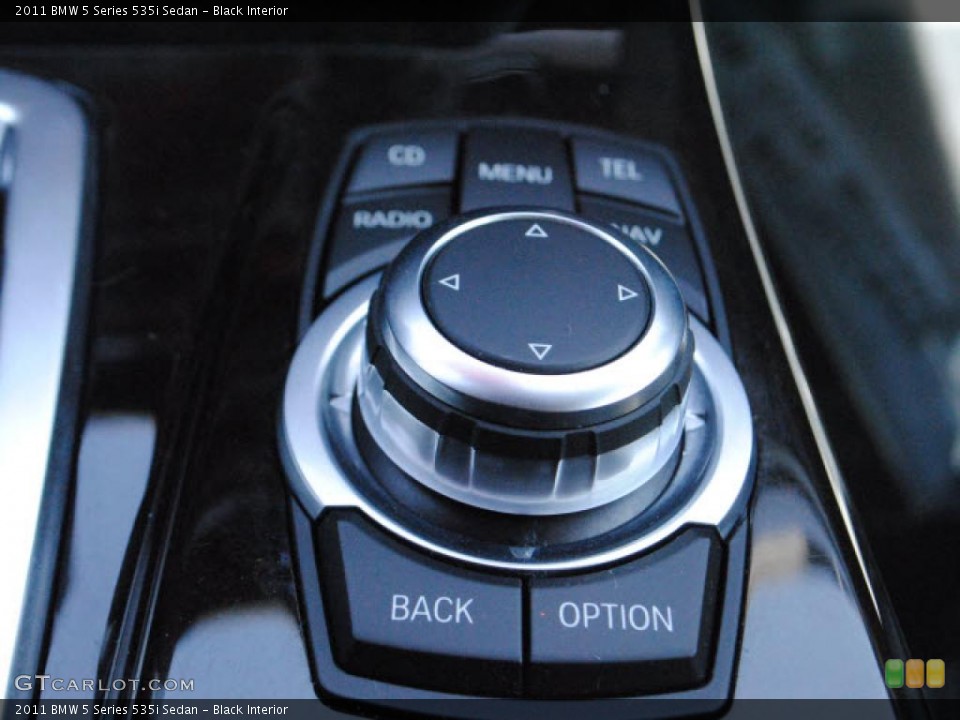Black Interior Controls for the 2011 BMW 5 Series 535i Sedan #48747864