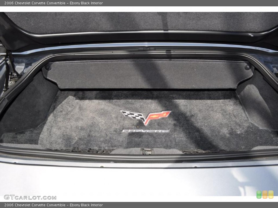 Ebony Black Interior Trunk for the 2006 Chevrolet Corvette Convertible #48747894