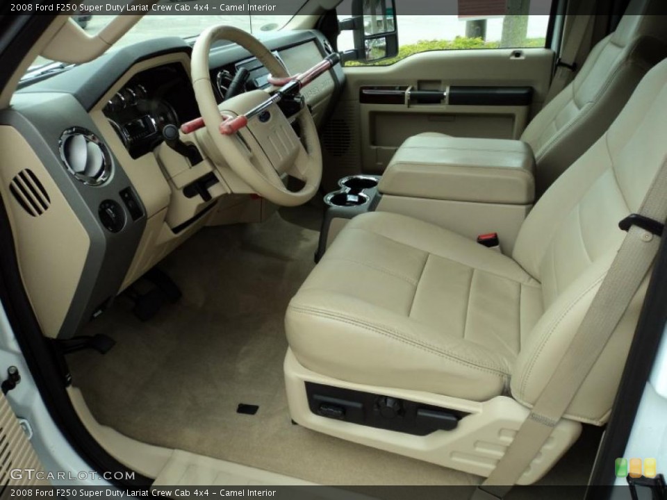 Camel Interior Photo for the 2008 Ford F250 Super Duty Lariat Crew Cab 4x4 #48748503