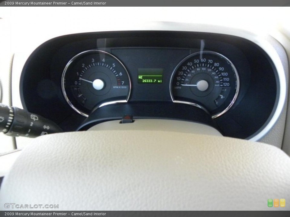 Camel/Sand Interior Gauges for the 2009 Mercury Mountaineer Premier #48750104