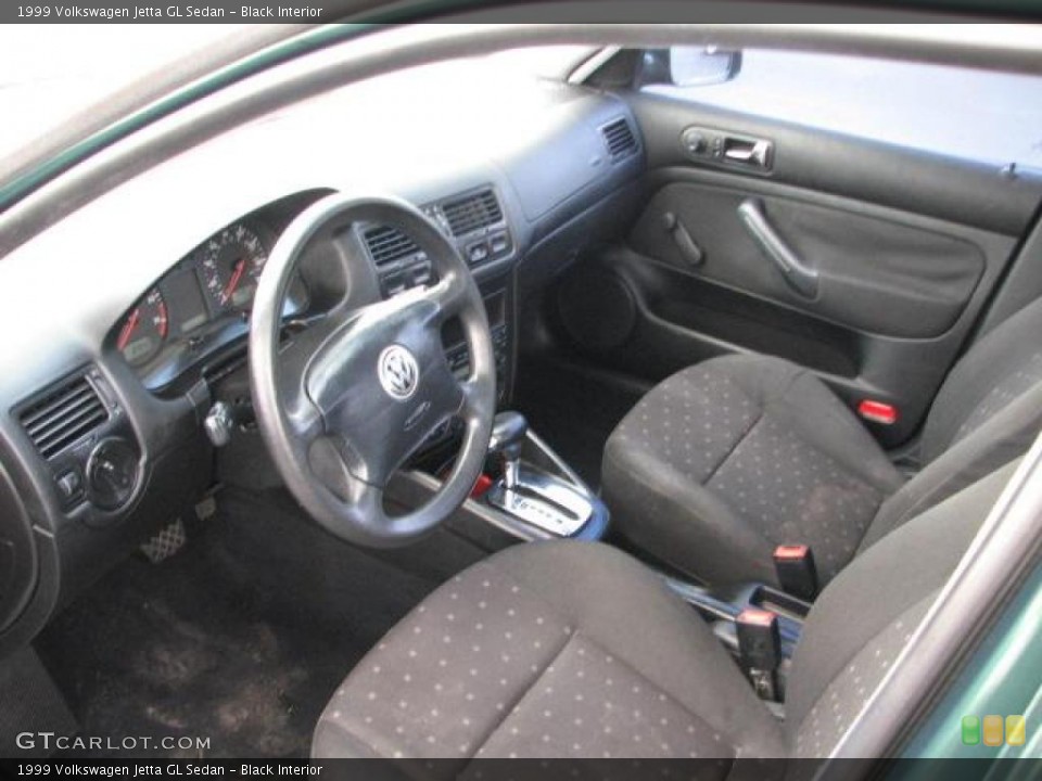 Black 1999 Volkswagen Jetta Interiors