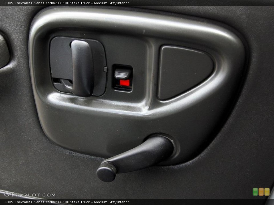 Medium Gray Interior Controls for the 2005 Chevrolet C Series Kodiak C8500 Stake Truck #48751881