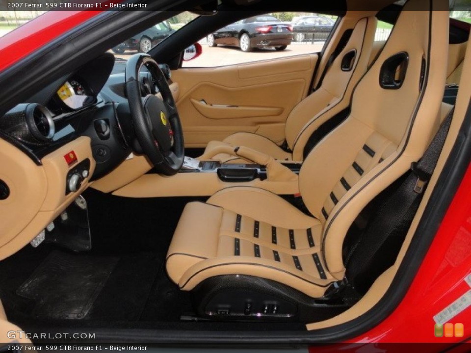 Beige Interior Photo for the 2007 Ferrari 599 GTB Fiorano F1 #48754006
