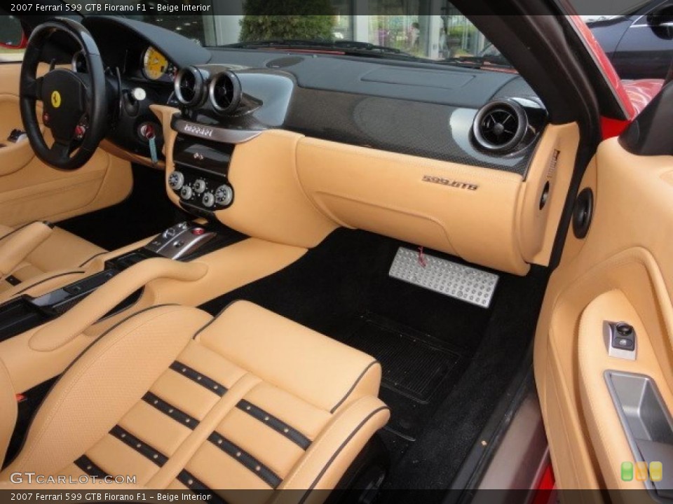 Beige Interior Dashboard for the 2007 Ferrari 599 GTB Fiorano F1 #48754029